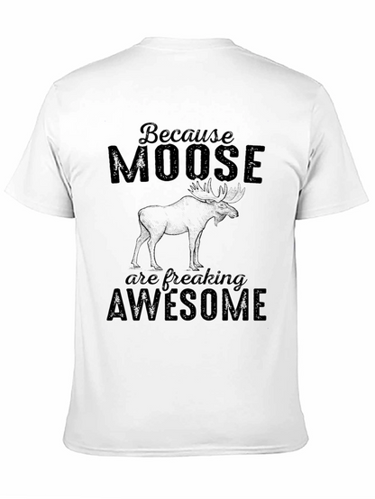 Moose Graphic T-Shirt - Awesome & Funny Animal Tee
