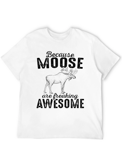 Moose Graphic T-Shirt - Awesome & Funny Animal Tee