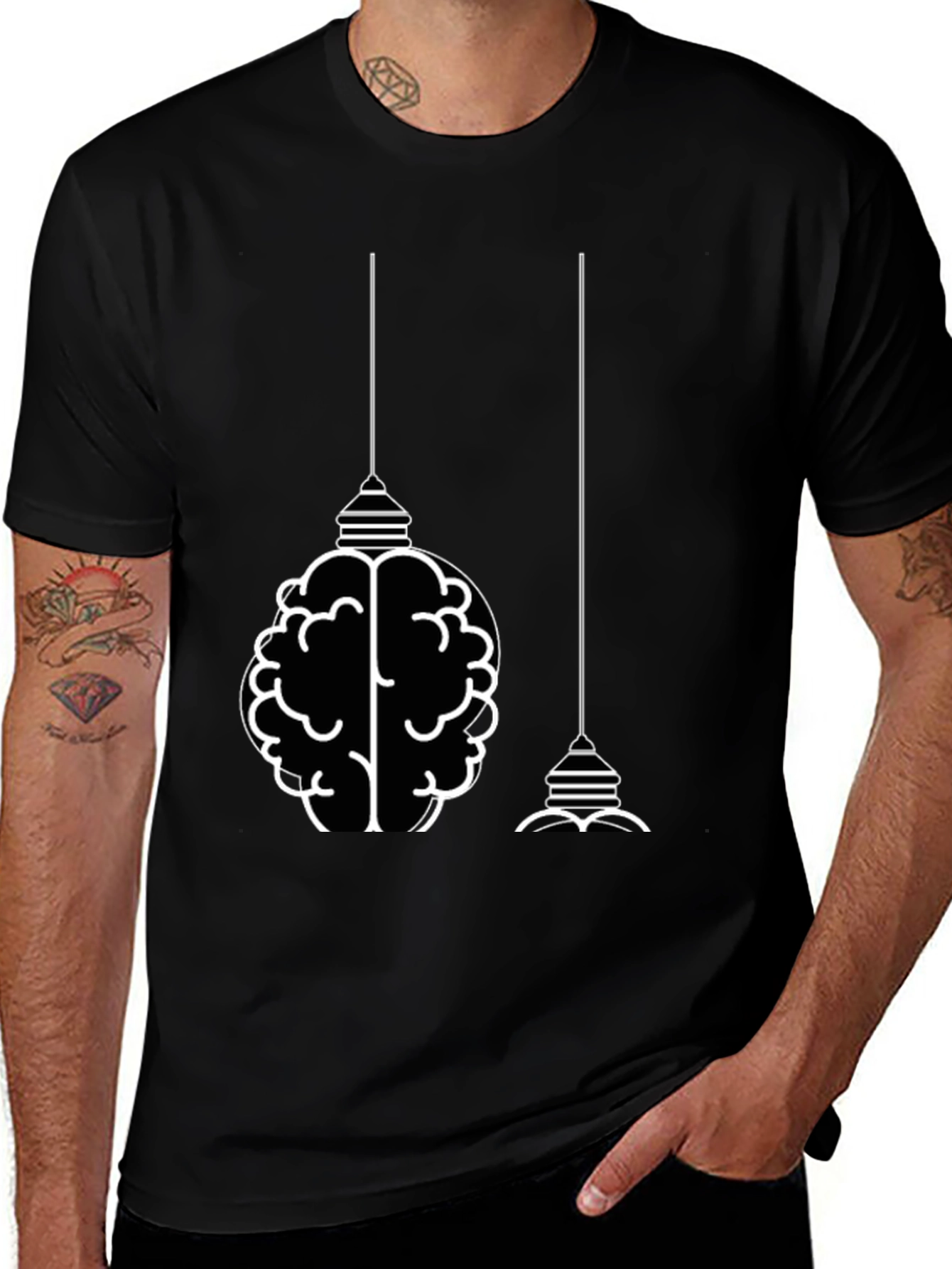 Brainstorm T-Shirt: Smart & Stylish Black Tee