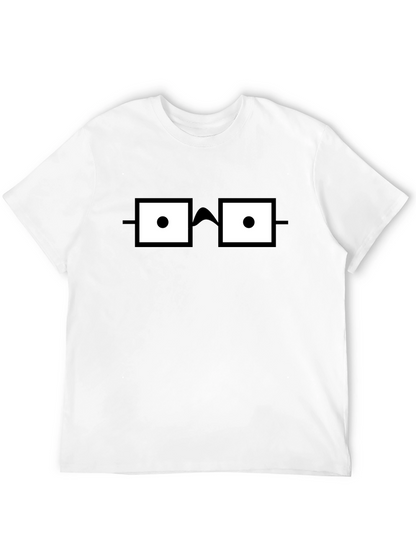 Nerdy Glasses Graphic T-Shirt - Geek Chic
