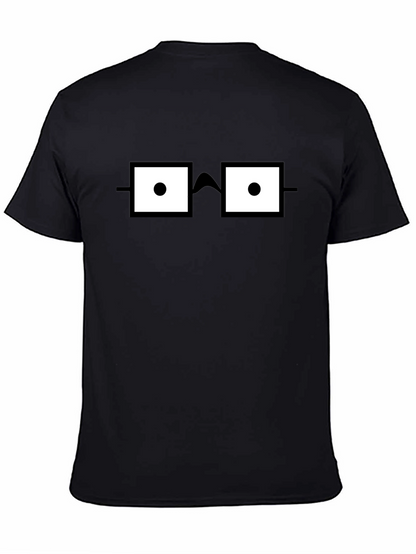 Nerdy Glasses Graphic T-Shirt - Geek Chic
