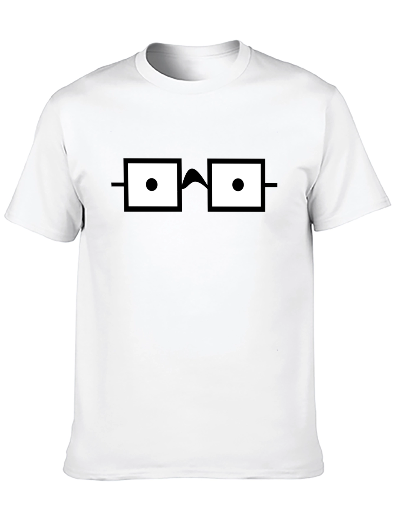 Nerdy Glasses Graphic T-Shirt - Geek Chic