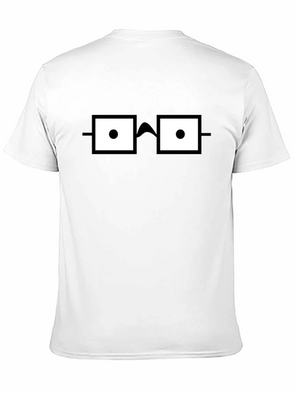 Nerdy Glasses Graphic T-Shirt - Geek Chic