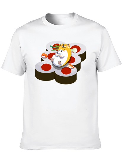 Sushi Hamster Graphic Tee - Relaxed Fit