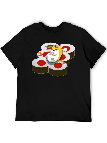 Sushi Hamster Graphic Tee - Relaxed Fit