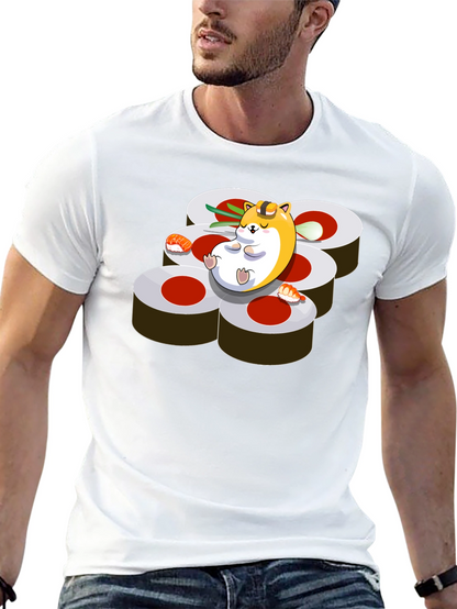 Sushi Hamster Graphic Tee - Relaxed Fit