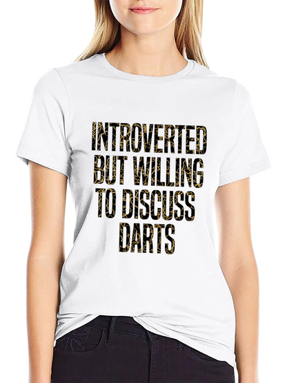 Introverted But Willing to Discuss Limits T-Shirt