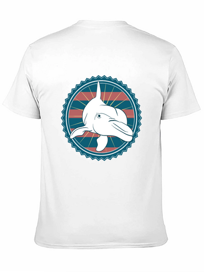 Dolphin Graphic Tee - Stylish Cotton Blend T-Shirt