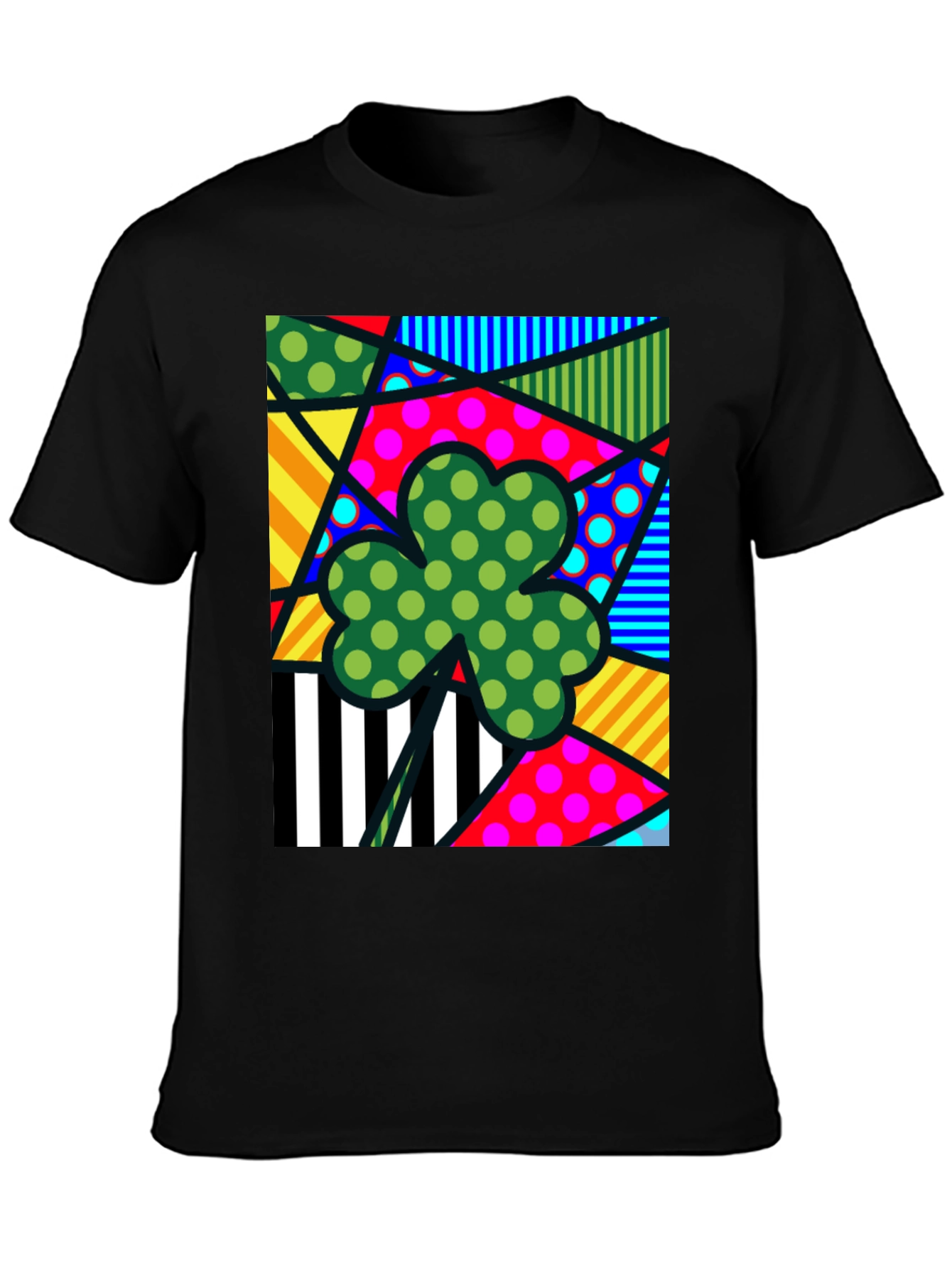 Funky Shamrock T-Shirt - St. Patricks Day Style