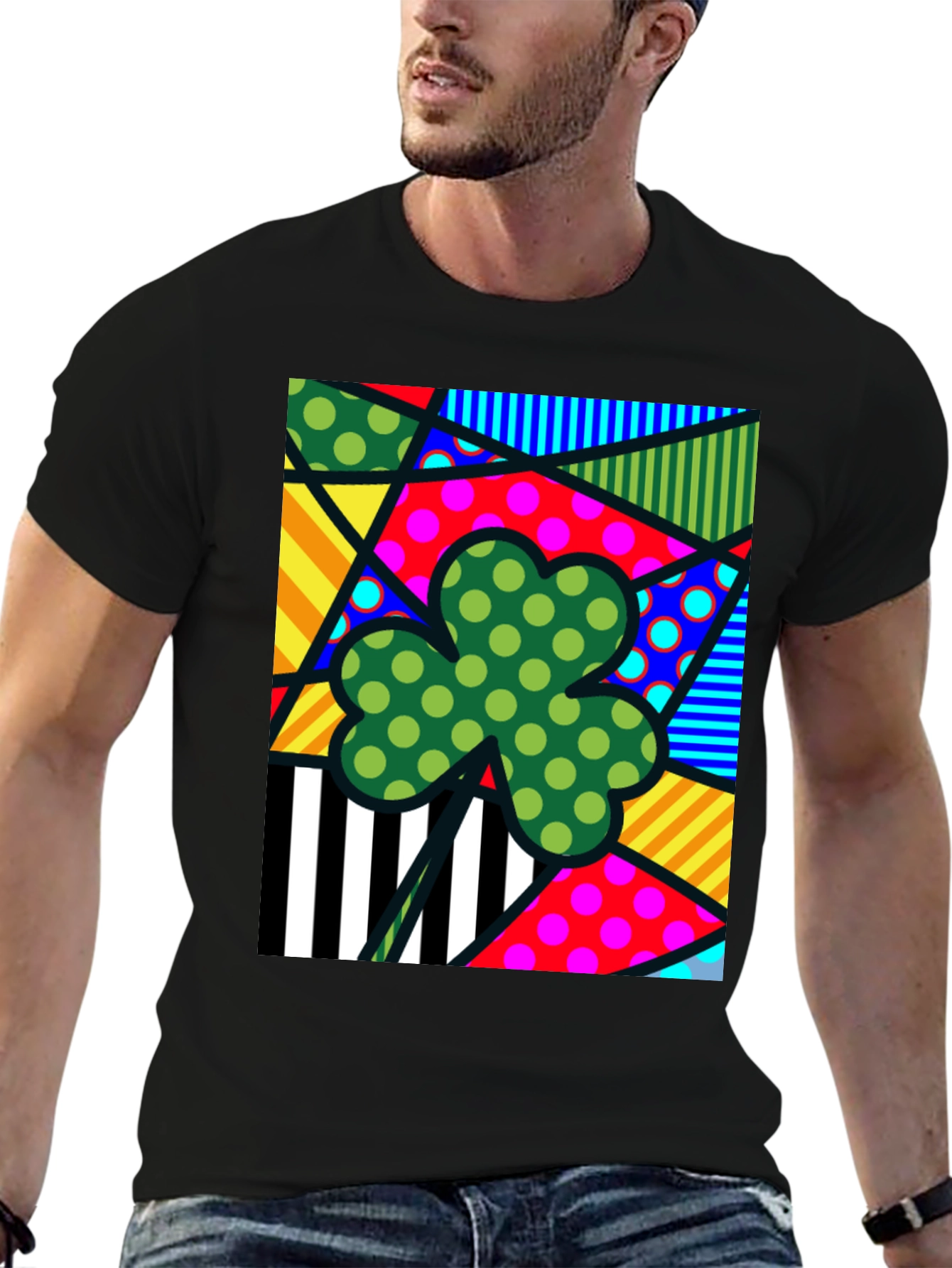 Funky Shamrock T-Shirt - St. Patricks Day Style