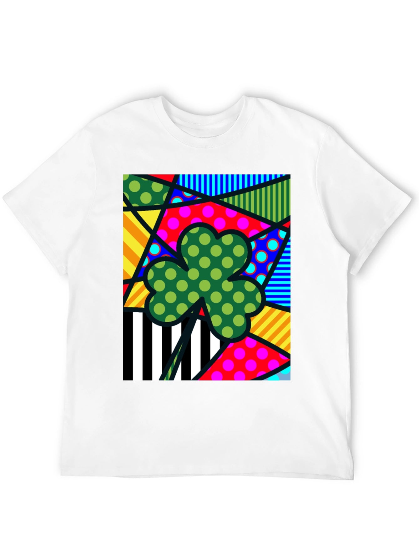 Funky Shamrock T-Shirt - St. Patricks Day Style