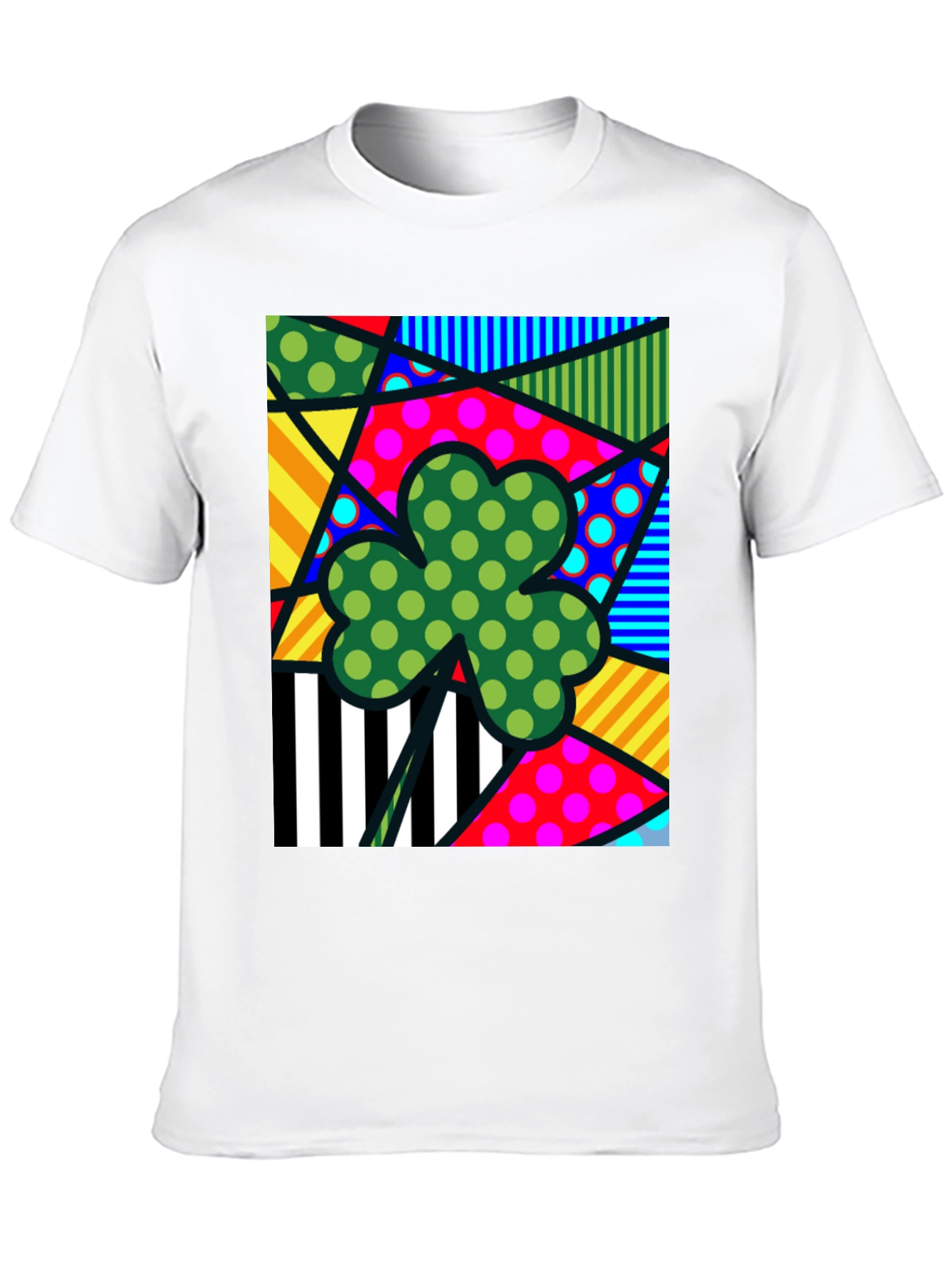 Funky Shamrock T-Shirt - St. Patricks Day Style
