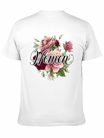 Floral Womens T-Shirt - Elegant Design