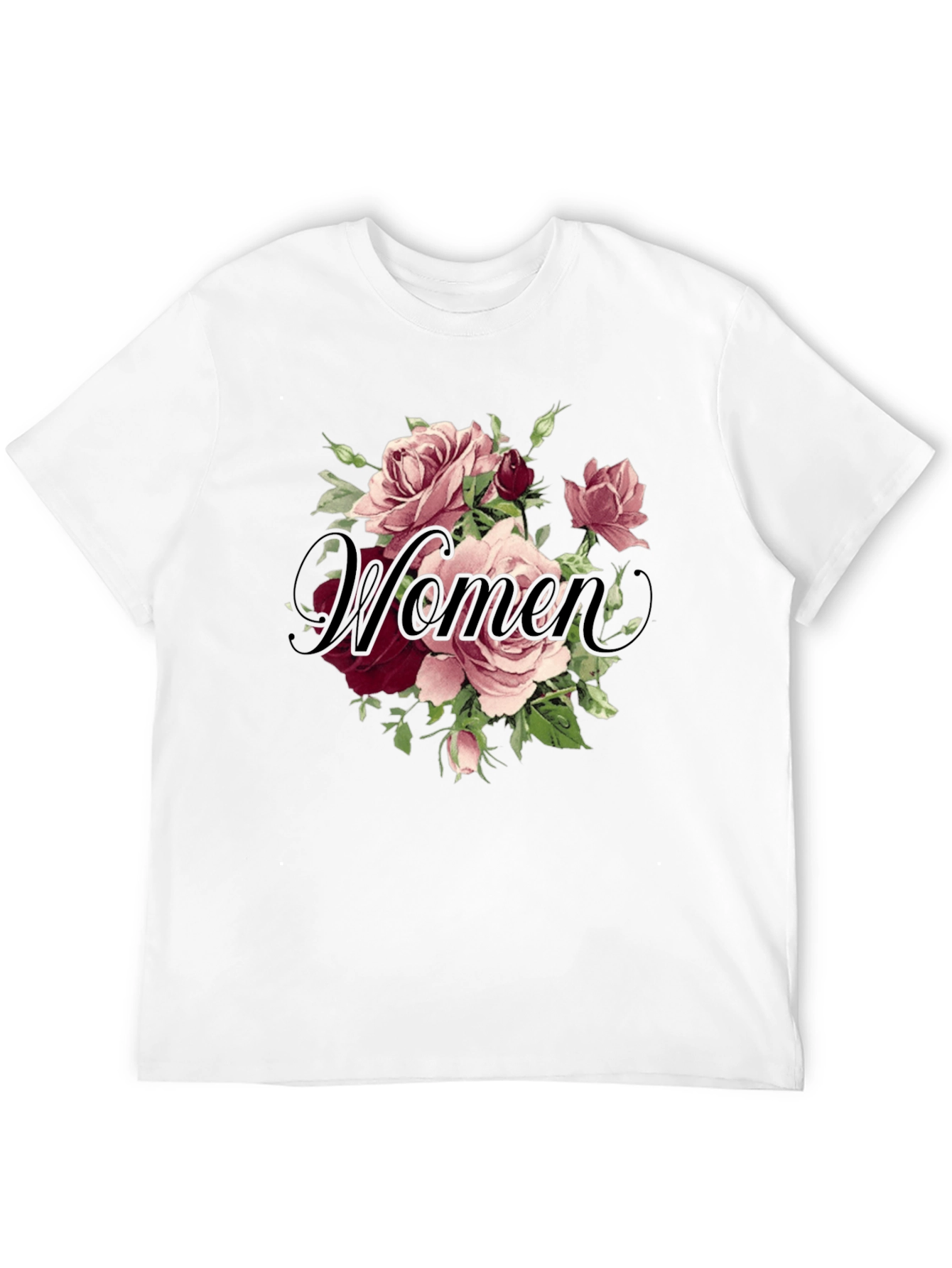 Floral Womens T-Shirt - Elegant Design
