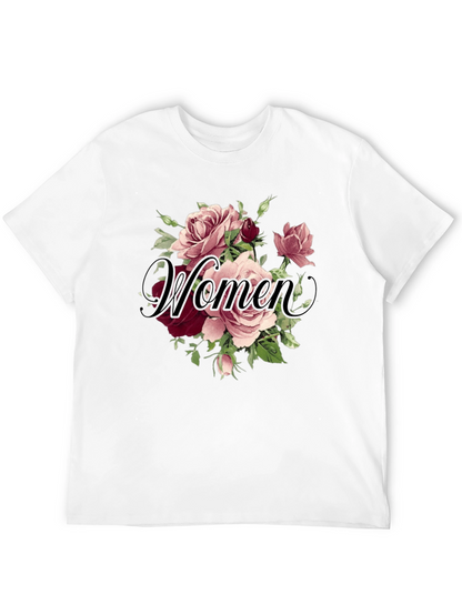 Floral Womens T-Shirt - Elegant Design