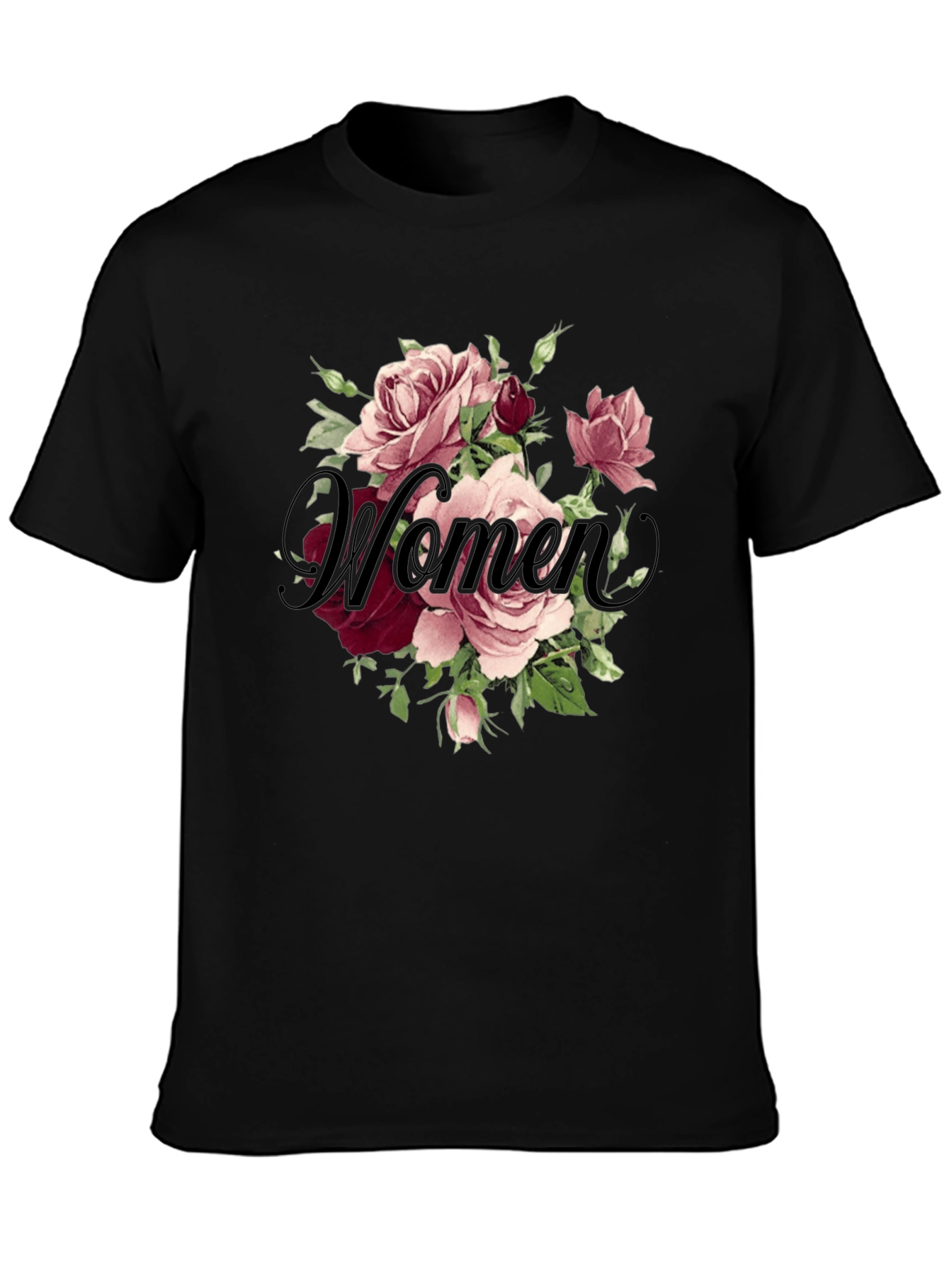 Floral Womens T-Shirt - Elegant Design