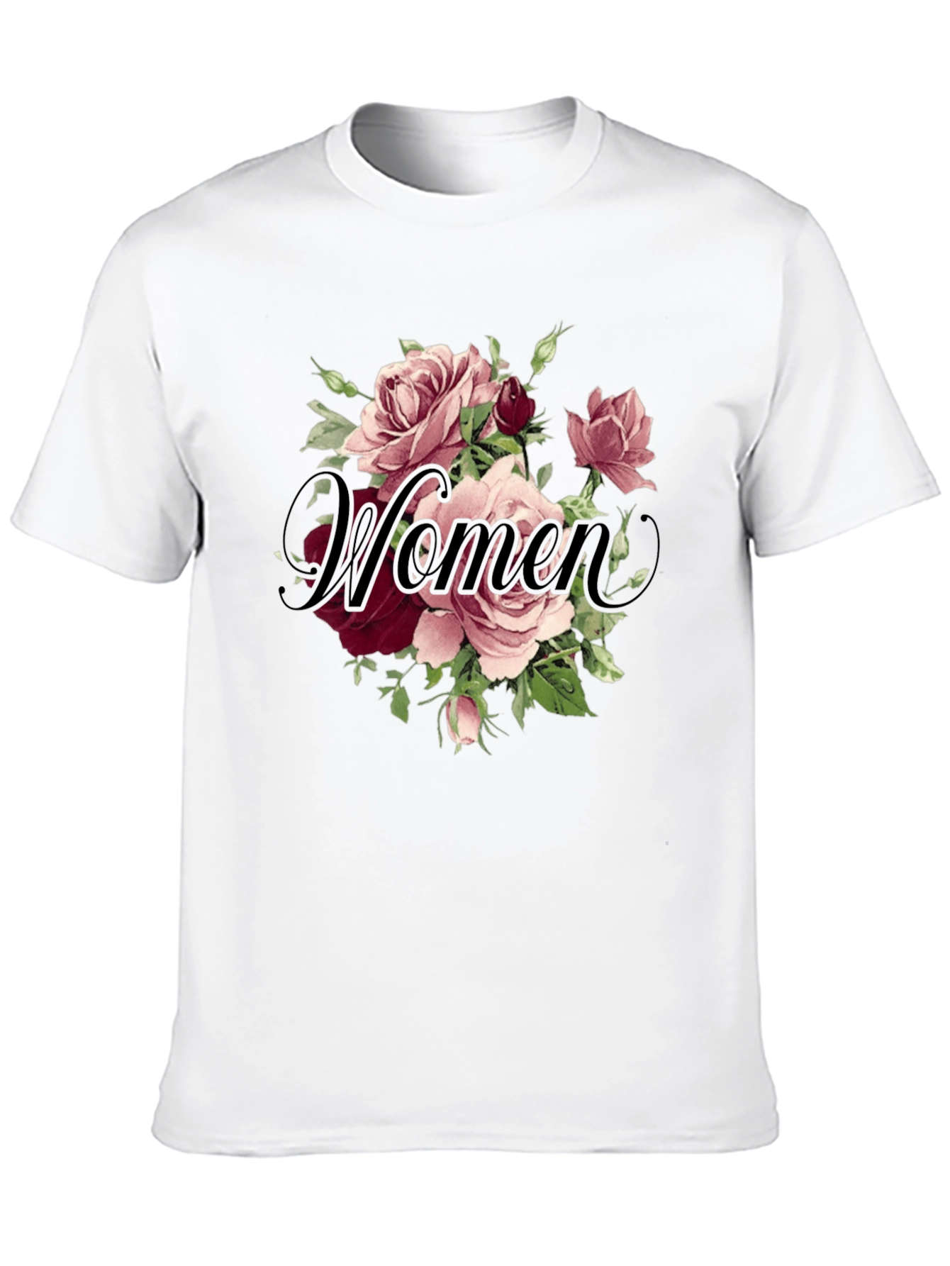 Floral Womens T-Shirt - Elegant Design