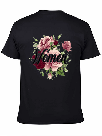 Floral Womens T-Shirt - Elegant Design