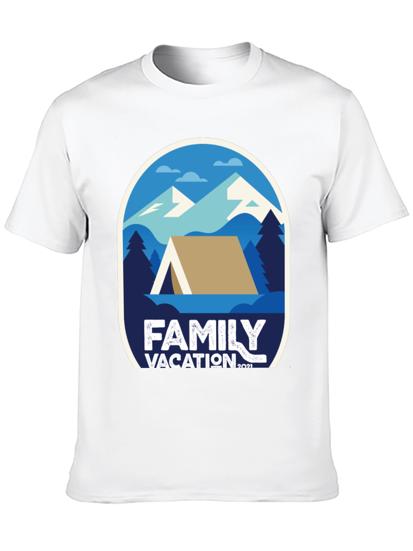 Family Vacation 2021 T-Shirt - Camping Adventure Tee