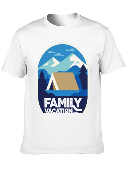 Family Vacation 2021 T-Shirt - Camping Adventure Tee