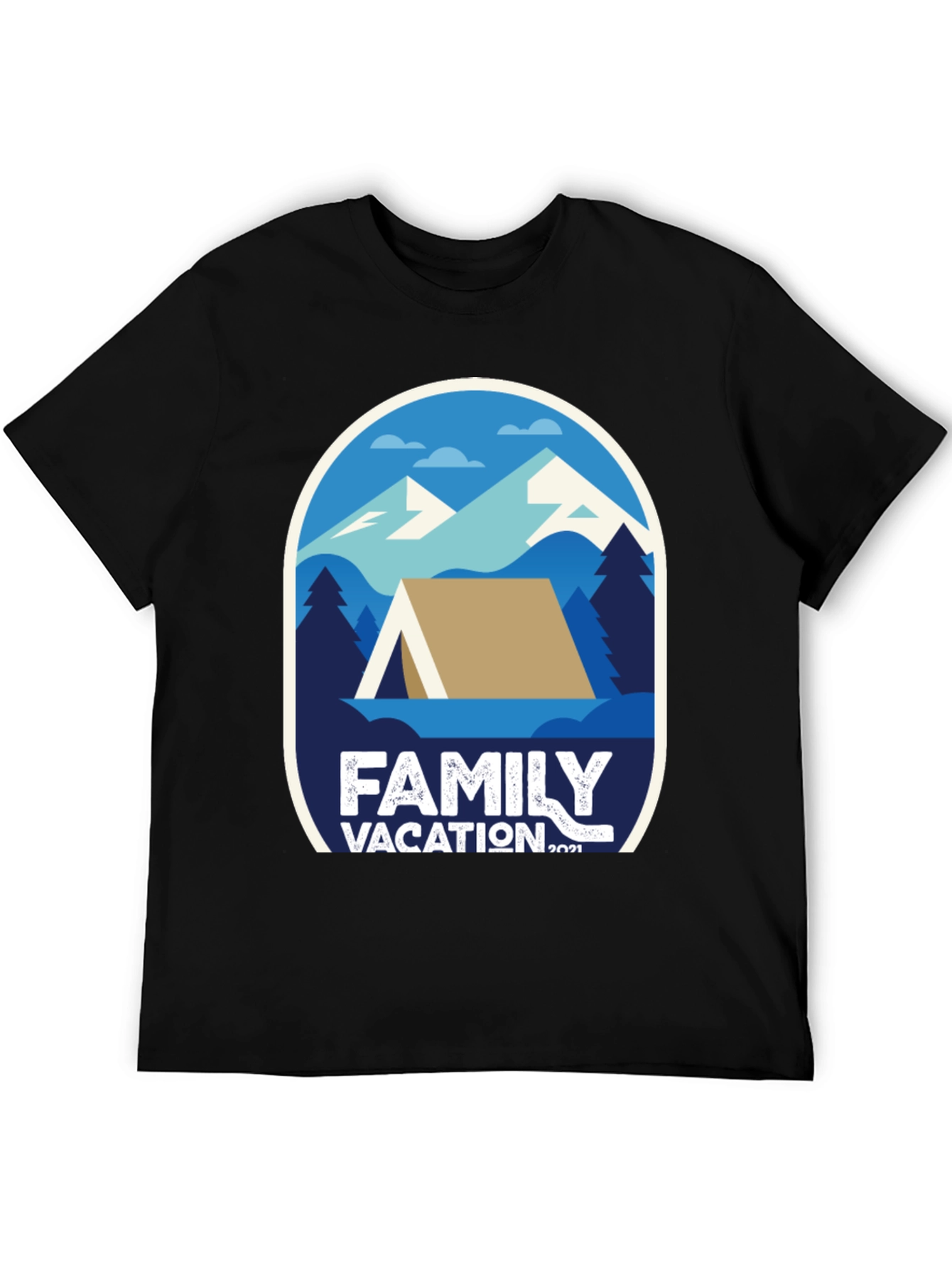 Family Vacation 2021 T-Shirt - Camping Adventure Tee