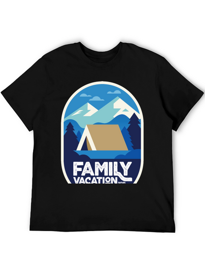 Family Vacation 2021 T-Shirt - Camping Adventure Tee
