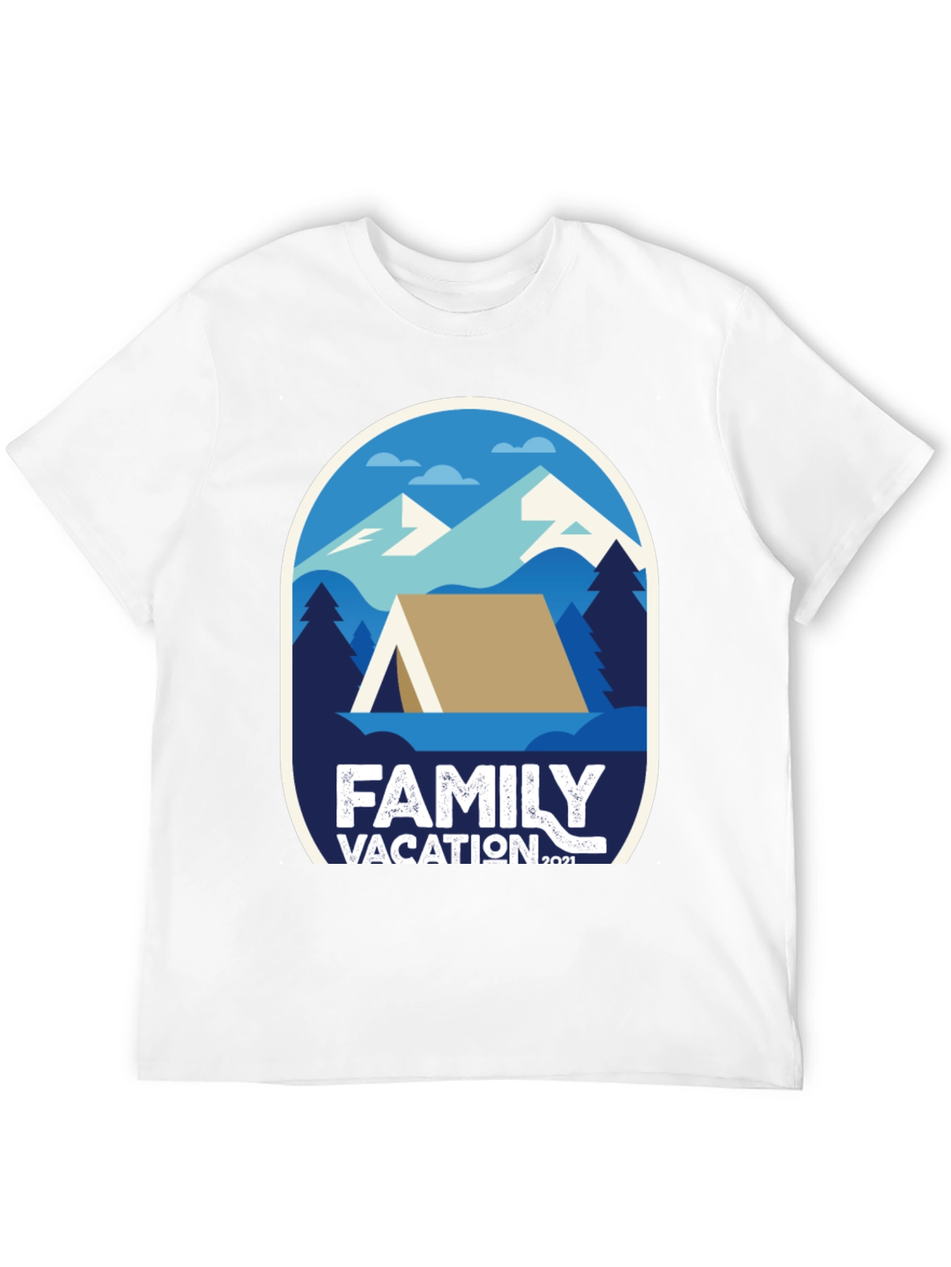 Family Vacation 2021 T-Shirt - Camping Adventure Tee