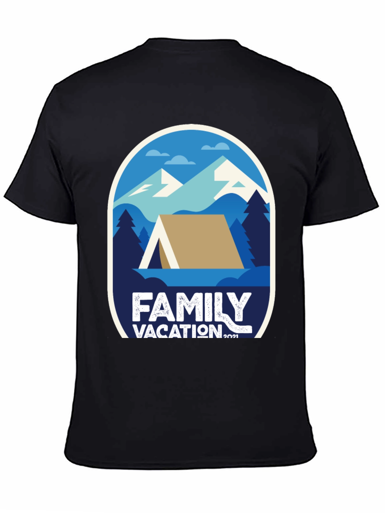Family Vacation 2021 T-Shirt - Camping Adventure Tee