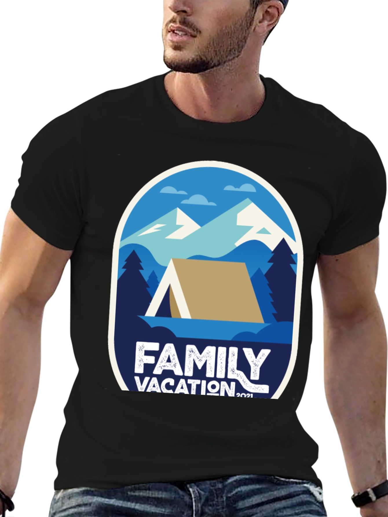 Family Vacation 2021 T-Shirt - Camping Adventure Tee