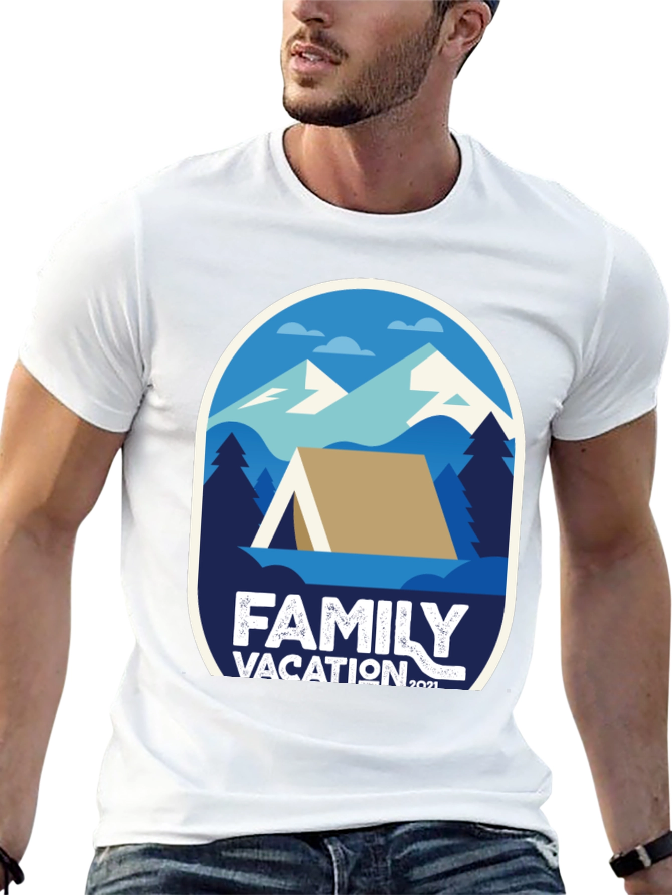 Family Vacation 2021 T-Shirt - Camping Adventure Tee