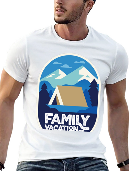 Family Vacation 2021 T-Shirt - Camping Adventure Tee