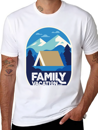 Family Vacation 2021 T-Shirt - Camping Adventure Tee