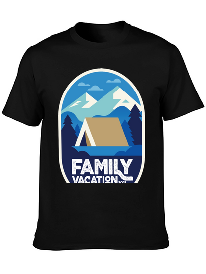 Family Vacation 2021 T-Shirt - Camping Adventure Tee