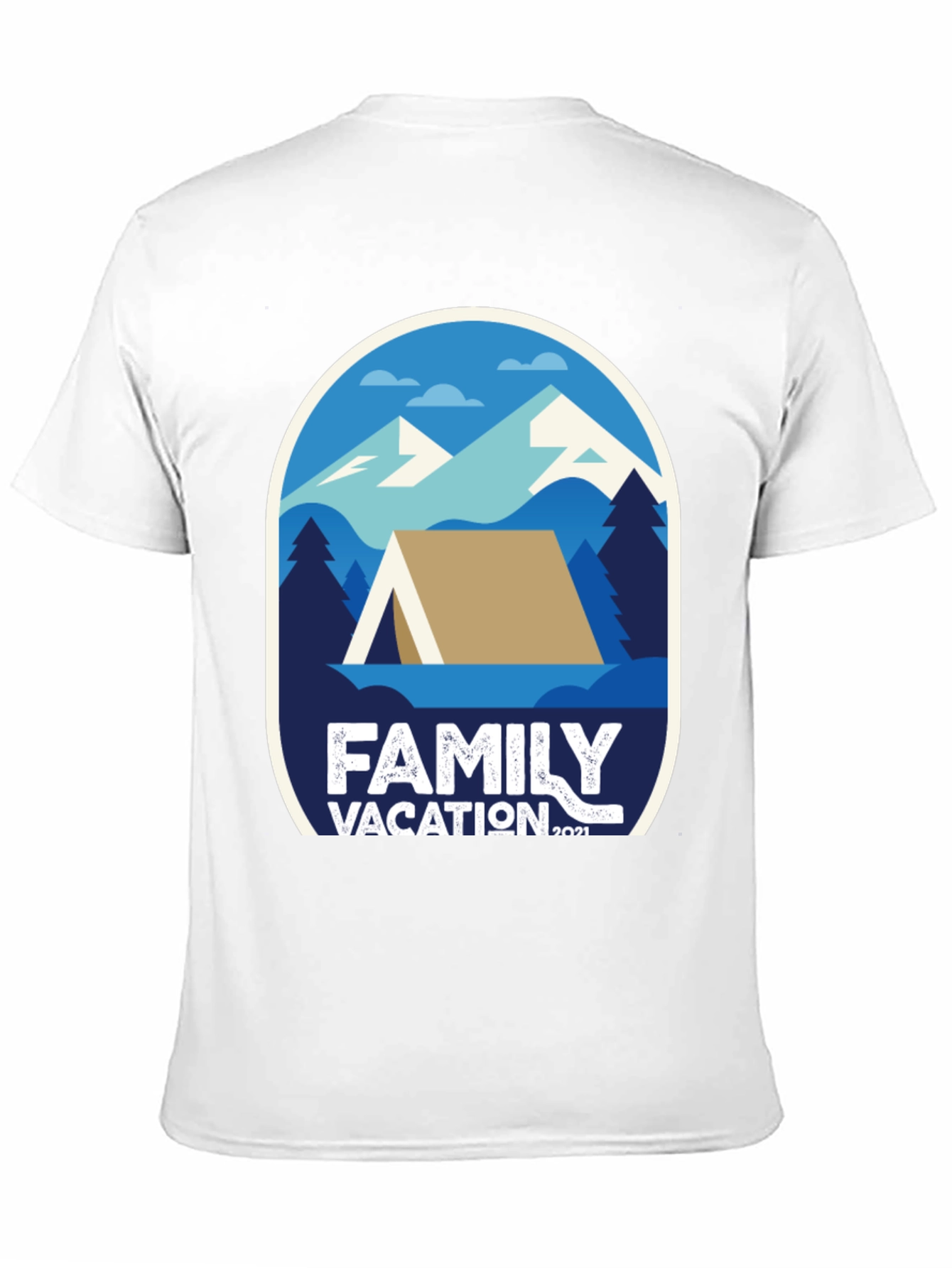 Family Vacation 2021 T-Shirt - Camping Adventure Tee
