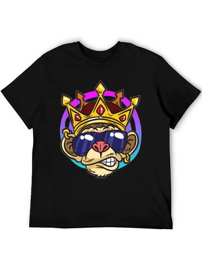 Monkey King Graphic Tee - Cool Cartoon Design