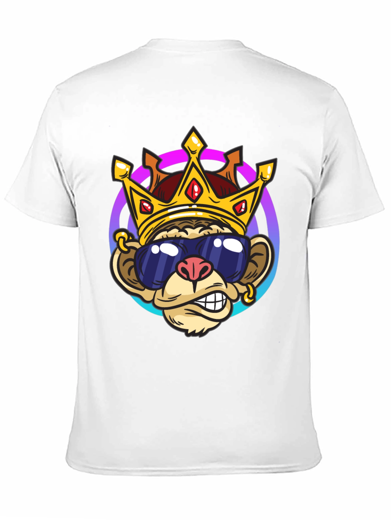 Monkey King Graphic Tee - Cool Cartoon Design