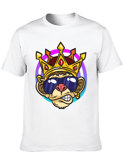Monkey King Graphic Tee - Cool Cartoon Design