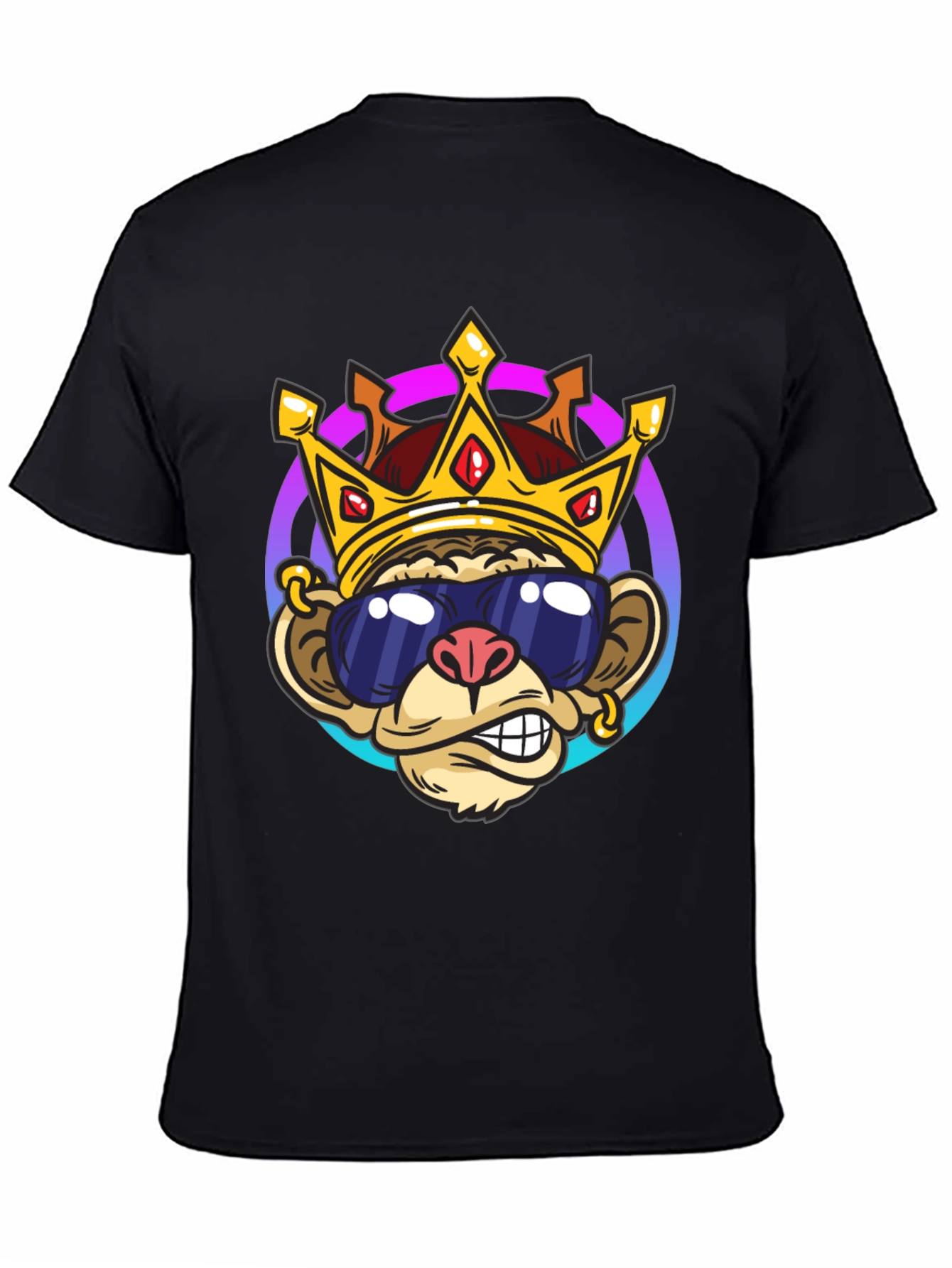 Monkey King Graphic Tee - Cool Cartoon Design