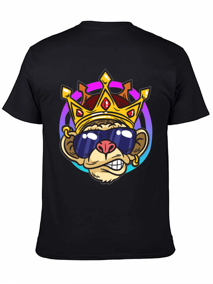 Monkey King Graphic Tee - Cool Cartoon Design