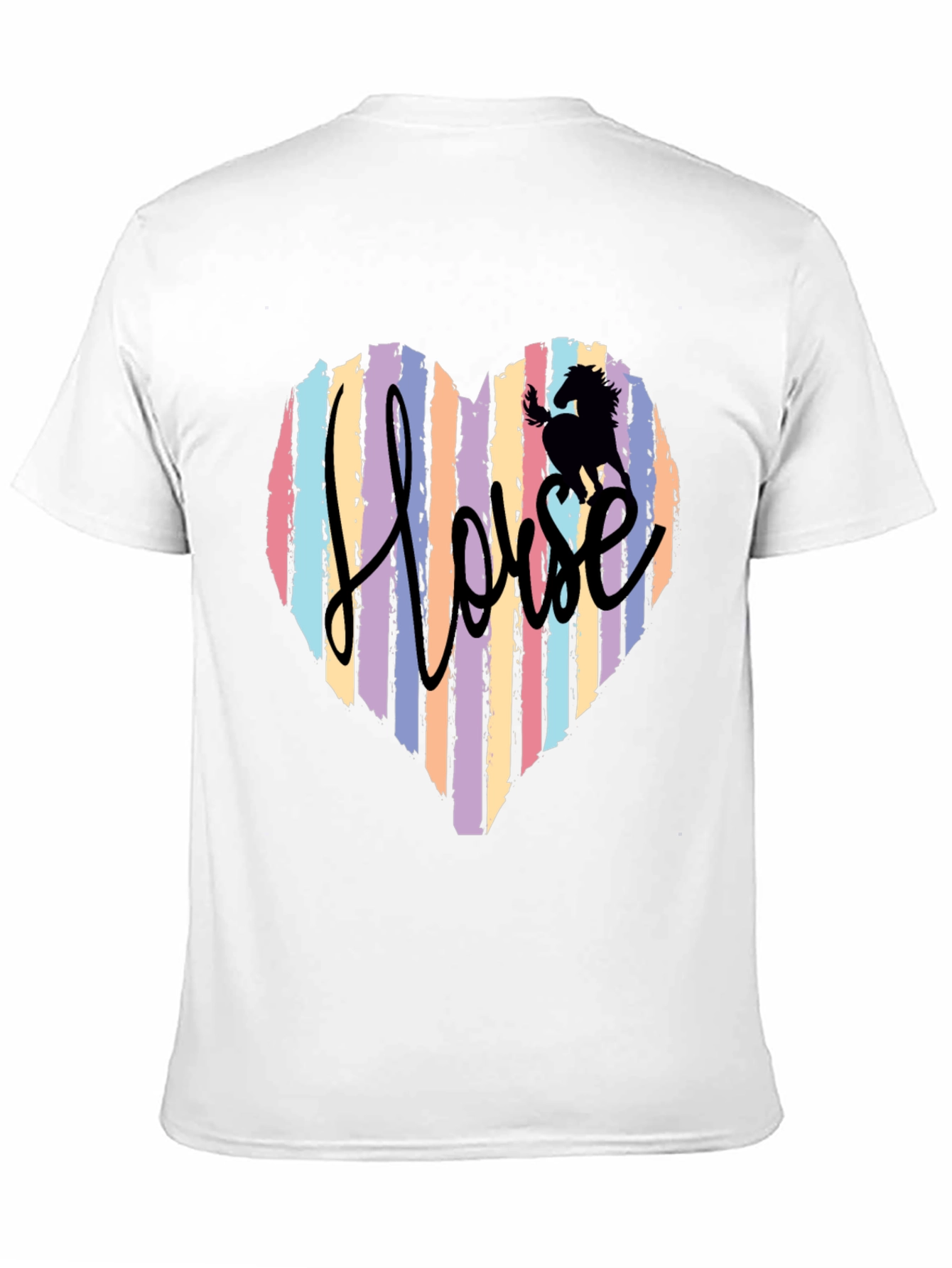 Horse Heart Striped T-Shirt