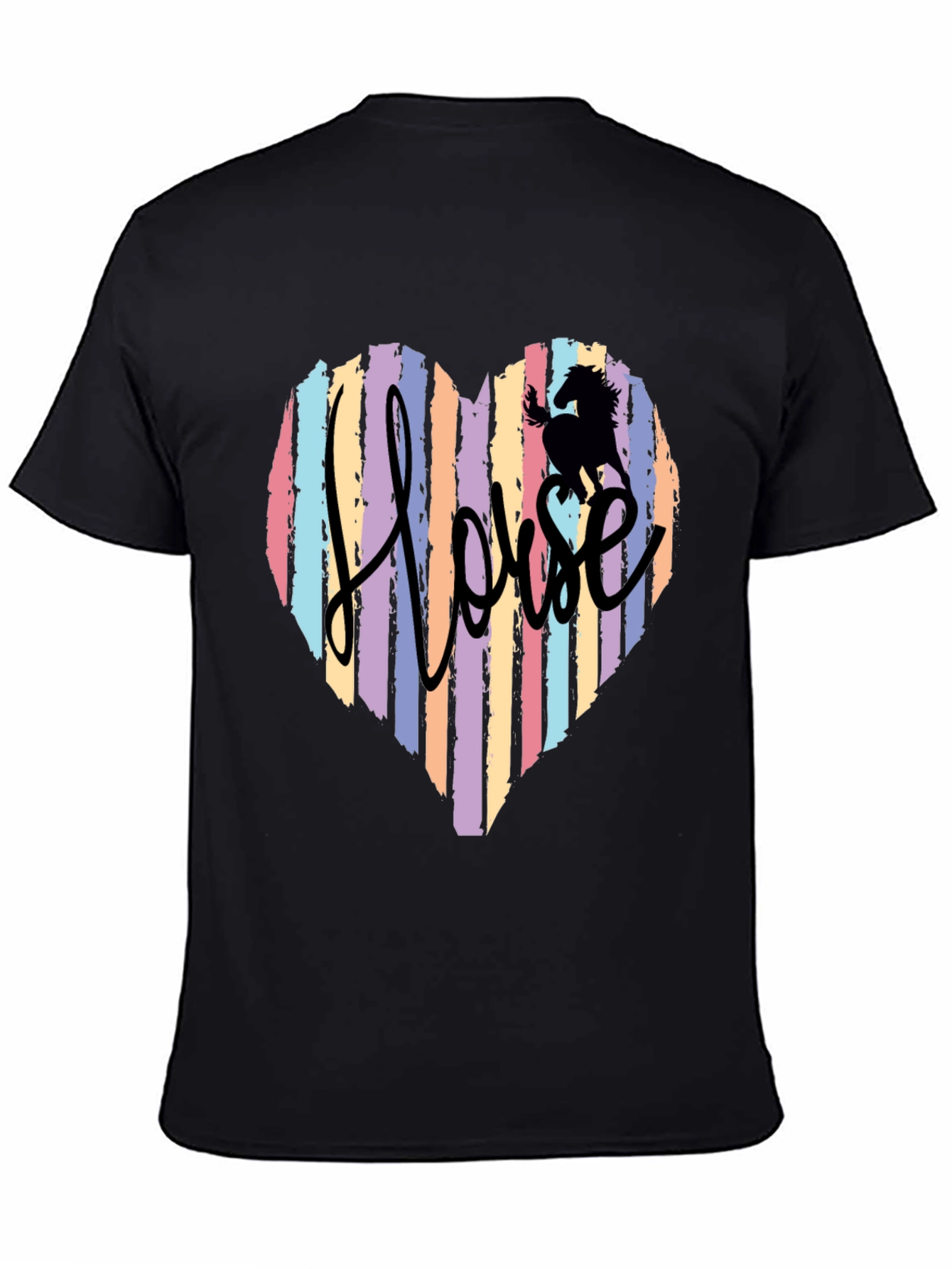 Horse Heart Striped T-Shirt