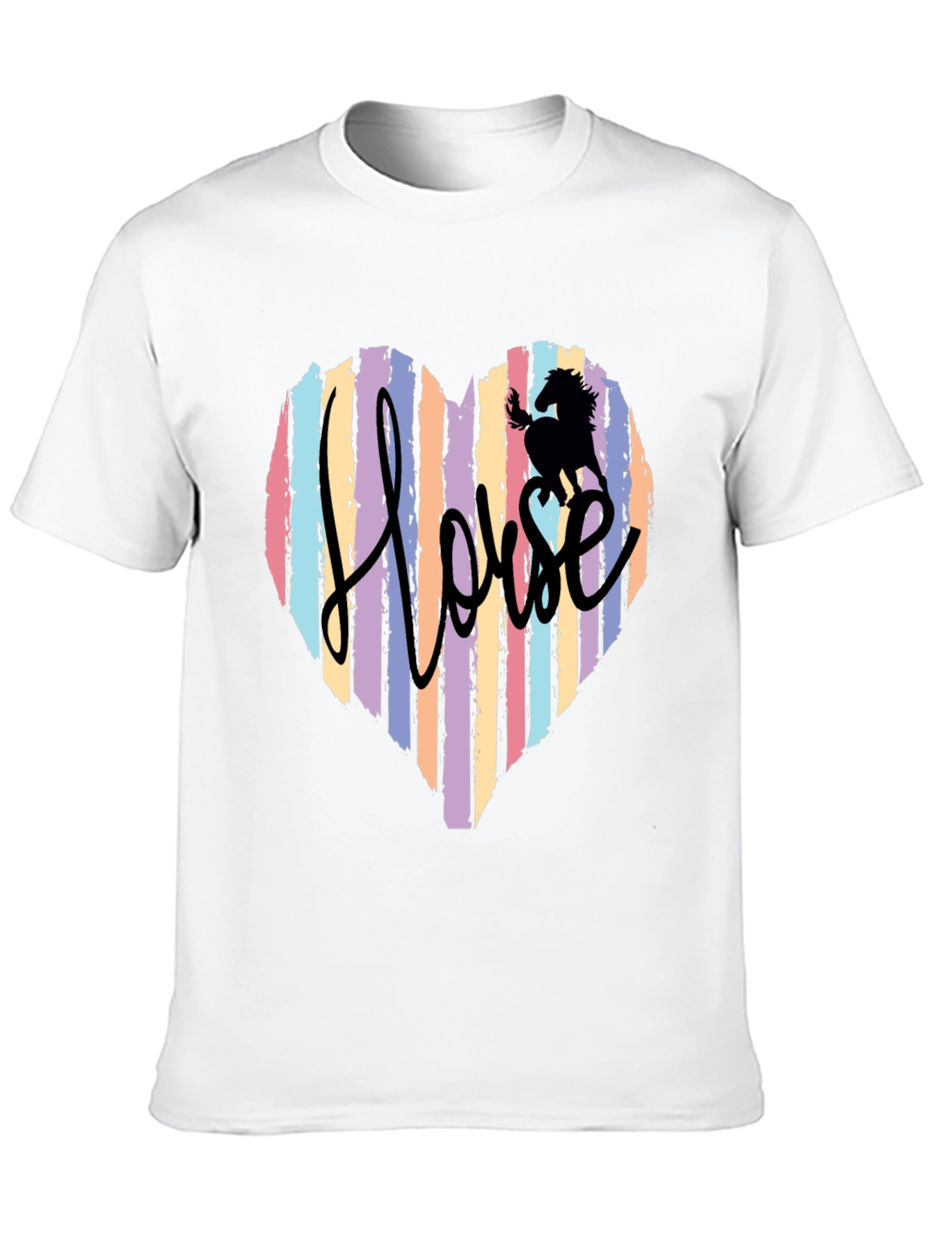Horse Heart Striped T-Shirt