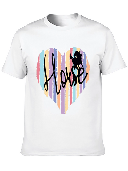 Horse Heart Striped T-Shirt
