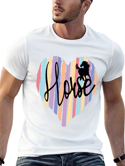 Horse Heart Striped T-Shirt