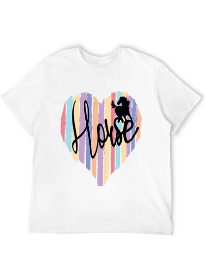 Horse Heart Striped T-Shirt