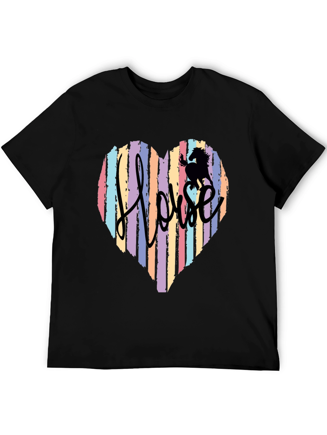 Horse Heart Striped T-Shirt