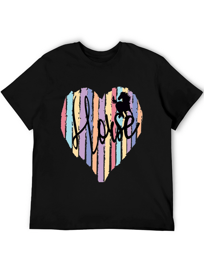 Horse Heart Striped T-Shirt