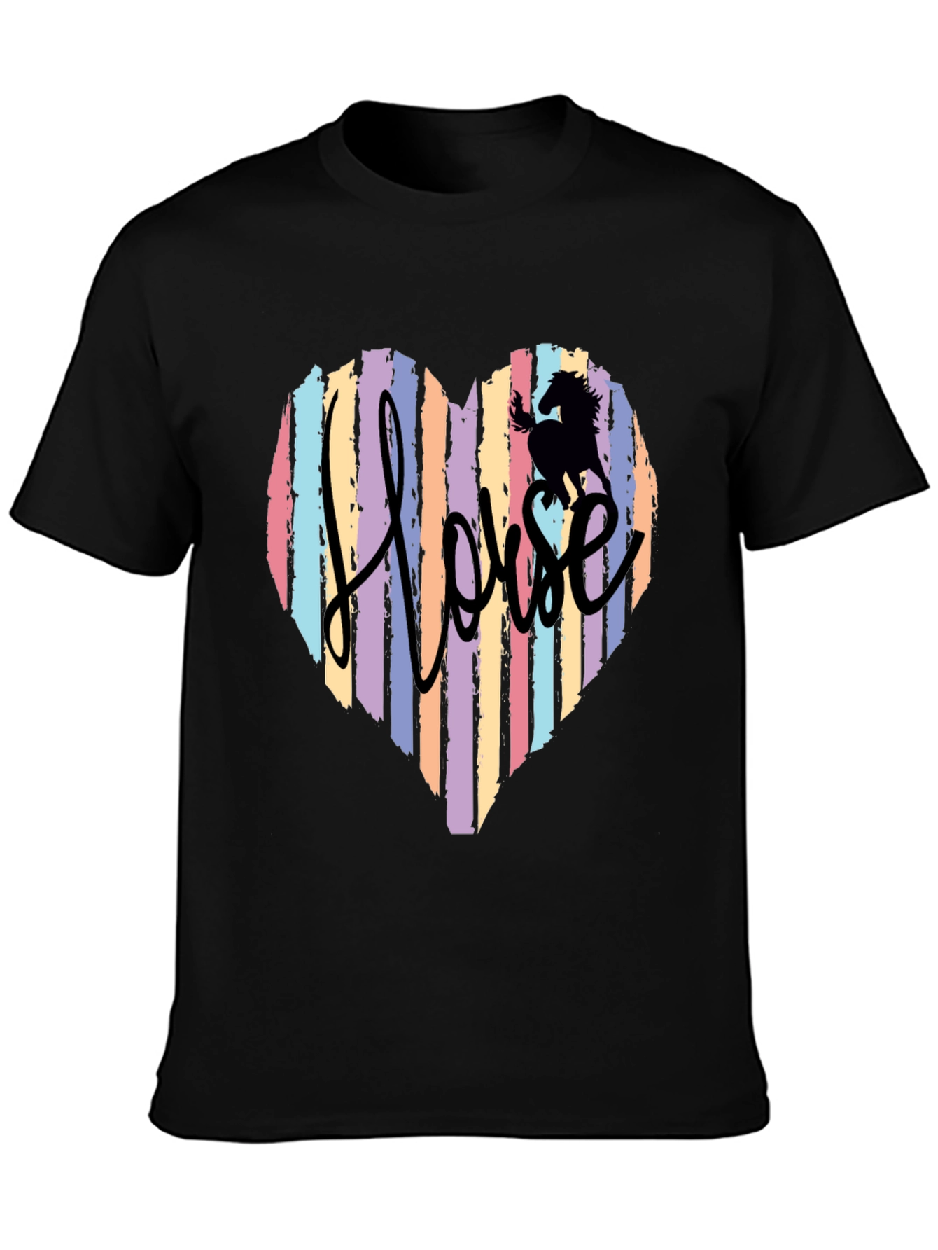 Horse Heart Striped T-Shirt