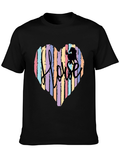 Horse Heart Striped T-Shirt