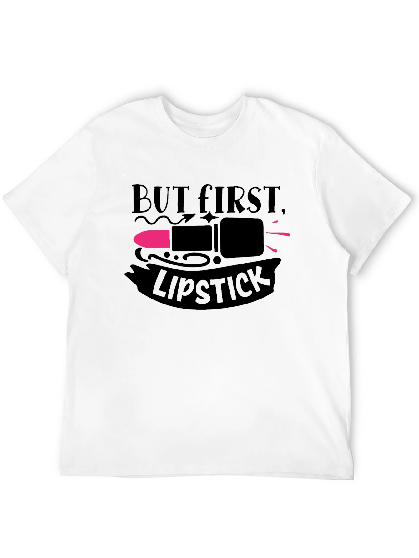 But First Lipstick T-Shirt | Unisex Fashion Tee